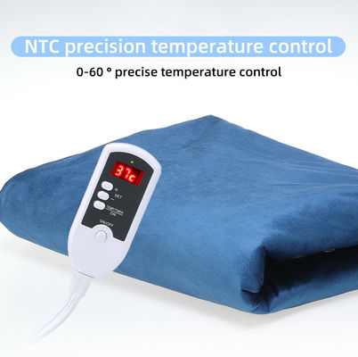Machine Washable Electric Heated Blanket With Multiple Temperature Settings And Safety Features For Secure And Comfortable