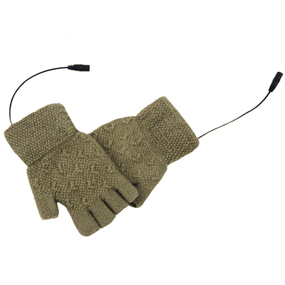Guantes eléctricos de lana de punto con calefacción infrarroja para calor y comodidad en invierno