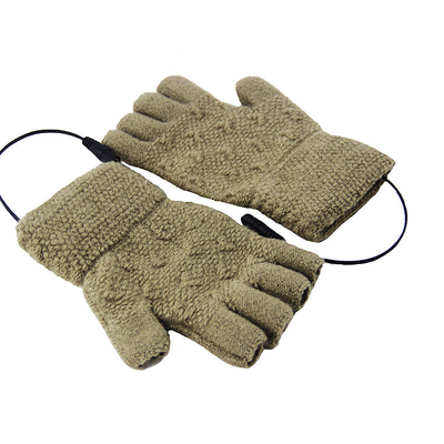 Diseño de medio dedo para destreza y calidez en guantes eléctricos calientes