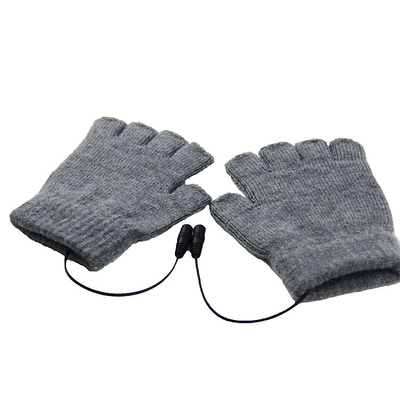 Guantes de calefacción recargables y lavables sin dedos 5W adecuados para juegos