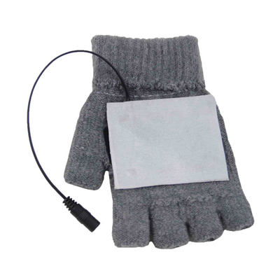 Diseño de medio dedo para la dexteridad Dedo plegable Guantes de calentamiento de grafeno para un ajuste rápido y fácil
