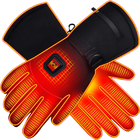 hoja al aire libre de la calefacción de Ski Washable Electric Heating Gloves Graphene del invierno 5v