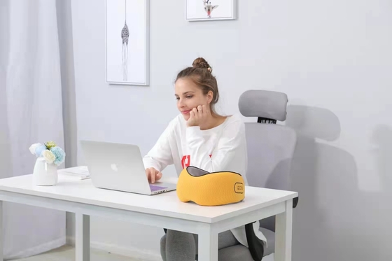 Fábrica mayorista almohada eléctrica de calefacción portátil con temperatura ajustable en forma de U
