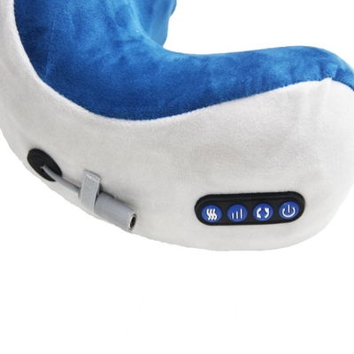 Fábrica mayorista almohada eléctrica de calefacción portátil con temperatura ajustable en forma de U