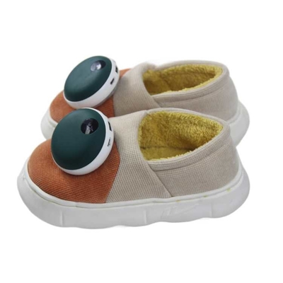 Calzado de algodón de calefacción eléctrica Calentador de pies de invierno para mujeres con tecnología de grafeno