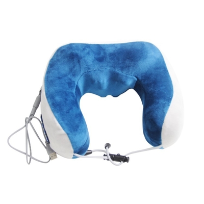 Alta calidad Popular Moda en forma de U espuma de memoria Cuello Avión Viajes Coche almohada Cuello Masajista almohada con calor