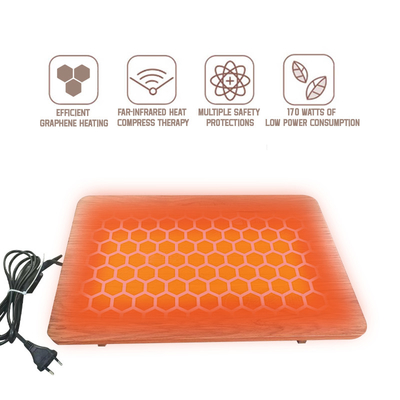 Elegante taburete eléctrica para calentar los pies con calefacción por grafeno Diseño ergonómico Temperatura ajustable