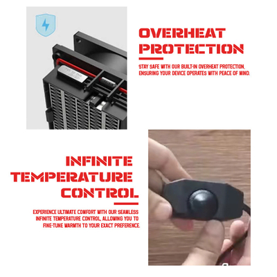 Elegante taburete eléctrica para calentar los pies con calefacción por grafeno Diseño ergonómico Temperatura ajustable