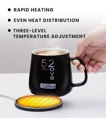 El estilo de las montañas rusas con calefacción de taza es la combinación definitiva de estilo y funcionalidad