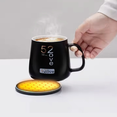 Caliente de taza multipropósito Usb Smart Travel Botella Placa de calefacción con carga inalámbrica