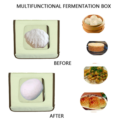 Cuadro de prueba de masa de cocina de pizza Control de temperatura y ajuste de temporizador para fermentación y hornear herramientas de pastelería