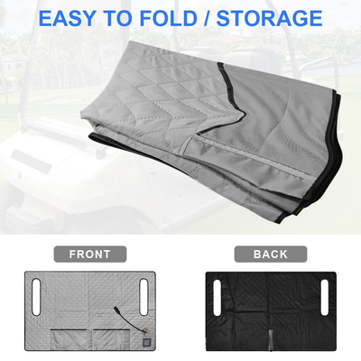 Protección contra el sobrecalentamiento Pad de calefacción de golf para carritos de golf almohadilla de asiento de calefacción material lavable fuente de alimentación CC/AC