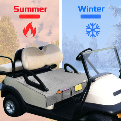 3 niveles de calefacción Colchón del asiento del carro de golf para mayor comodidad y lavable