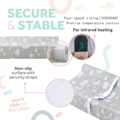 Pad de pañales personalizados para bebés con calentador de infrarrojos lejanos Pad para bebés