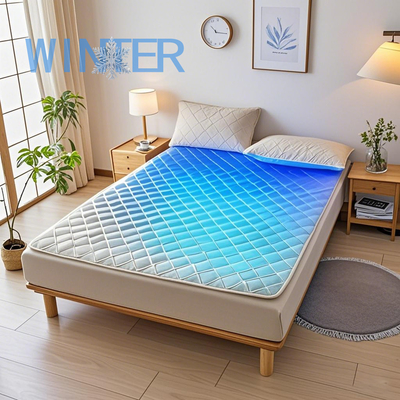 Temperatura ajustableCapa de colchón eléctrico multifuncional Refrigeración y calefacción Pad enfriado con agua con función terapéutica F Ajustes 45-65 grados para una comodidad personalizada en la calefacción y refrigeración Pad de colchón
