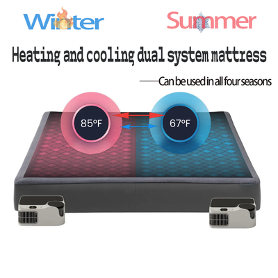 Temperatura ajustableCapa de colchón eléctrico multifuncional Refrigeración y calefacción Pad enfriado con agua con función terapéutica F Ajustes 45-65 grados para una comodidad personalizada en la calefacción y refrigeración Pad de colchón