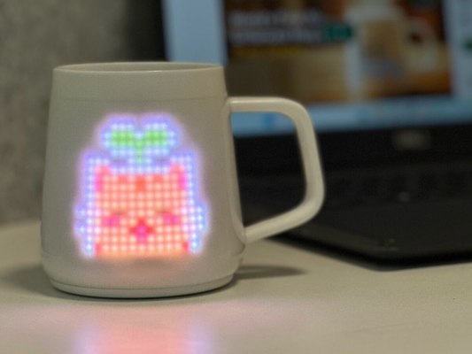 Regalos personalizados para el Día de la Madre Taza de cerámica mejorada con pantalla de píxeles Regalo de diseño moderno