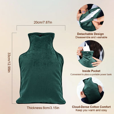 Calentador de mano portátil con características de seguridad no inflamables, protección contra el sobrecalentamiento y diseño reutilizable