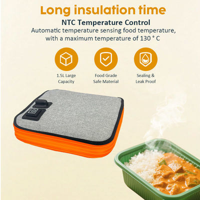 Bolso eléctrico de calefacción de alimentos Control de temperatura personalizable para un calentamiento óptimo