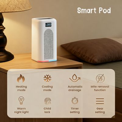 Pad de colchón de calefacción y refrigeración que proporciona un control de temperatura de doble zona y fibra de bambú suave para noches cómodas