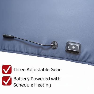 Funda de asiento calefactada para carrito de golf con almohadilla térmica de PU, tres ajustes de temperatura y temporizador de apagado automático de 4 horas para mayor calidez