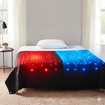 La Manta Térmica Inteligente Sheerfond Cooled Blanket con Flujo Térmico para Durmientes Calurosos