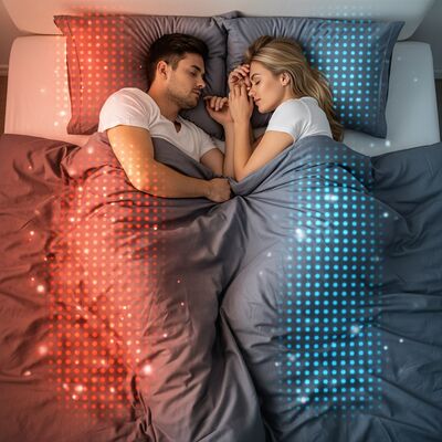 La Manta Térmica Inteligente Sheerfond Cooled Blanket con Flujo Térmico para Durmientes Calurosos