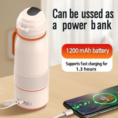 Calentador de biberón sin cable con gran capacidad y alta tasa de conversión térmica para calentar rápidamente Apto para viajar