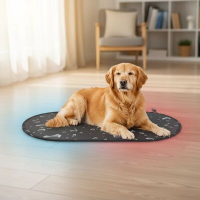 Cama eléctrica para perros con sistema de calefacción y refrigeración PTC Protección contra el sobrecalentamiento ecológica Alfombra de refrigeración para mascotas y perros para todas las estaciones