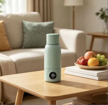 Material apto para uso alimentario de alta calidad, ayuda para la alimentación diseñada inteligentemente, calentador de biberones USB portátil específicamente para leche para bebés.
