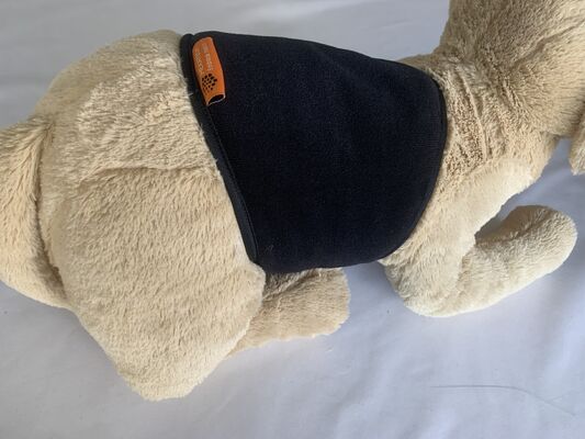 Cinturón de calentamiento de cintura para mascotas diseñado para uso diario con tela flexible y carga USB para soporte y calidez de cintura de mascotas
