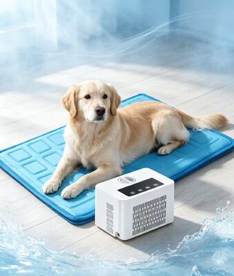 Almohadilla de enfriamiento de agua para mascotas inteligente, perfecta para perros, gatos y mascotas pequeñas para escapar de las sofocantes temperaturas en interiores y exteriores