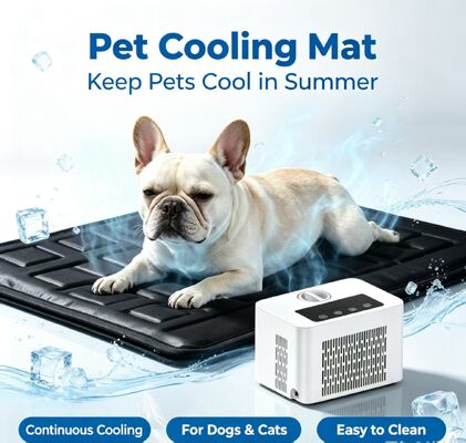La alfombrilla de enfriamiento por agua para mascotas inteligente ofrece un efecto de enfriamiento estable y duradero, reduce la temperatura corporal de la mascota y la incomodidad por el calor