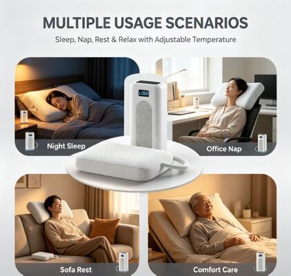 Electric Heating Pillow Suitable for Year Round Providing Both Cooling and Heating Functions to Fit Seasonal Comfort Needs