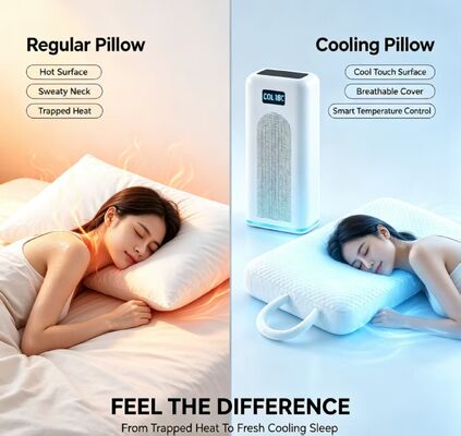 Almohada Eléctrica Calefactora Equipada con Tecnología de Control de Temperatura de Semiconductores para una Temperatura Estable y Cómoda