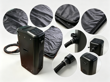 Saco de dormir refrigerado con diseño lavable y consumo de energía de 400 W para el control de la temperatura en diversos entornos