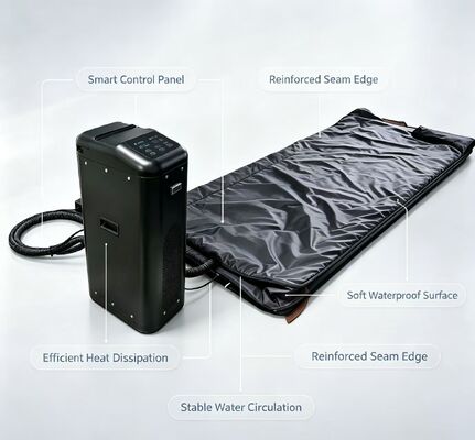 Saco de dormir refrigerado que ofrece funciones de refrigeración y calefacción con superficie duradera lavable y confortable envasado