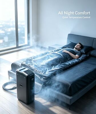 Saco de dormir refrigerado con tecnología de compresor de semiconductores energéticos para enfriamiento y calefacción durante todo el año