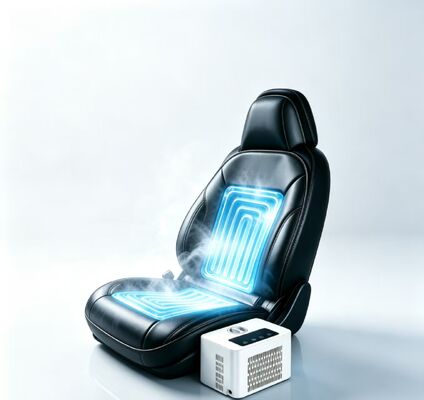 Cojín de asiento caliente refrigerado con agua para automóviles que proporciona una regulación constante de la temperatura con un consumo seguro para los sistemas de vehículos de 12 voltios