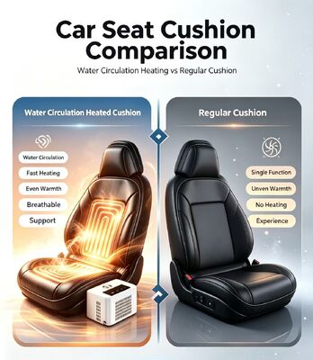 Car water-cooled hot seat cushion slim lightweight ergonomic design that maintains driver posture without interference