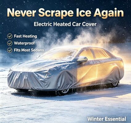 Capó de calefacción para automóviles diseñado para encajar estrechamente en los compartimientos del motor del vehículo, garantizando una distribución y protección uniformes del calor