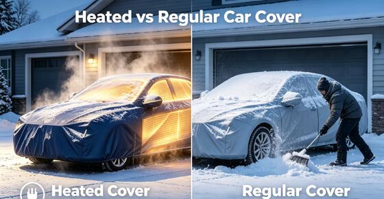 Capó de calefacción para automóviles con fácil instalación y extracción diseñado para protección contra nieve helada y lluvia leve