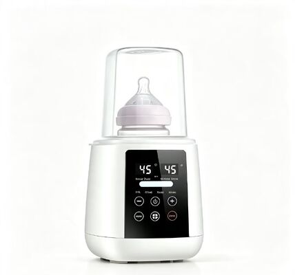 Calentador Eléctrico para Biberones de Bebé de 200W, Control de Temperatura de 30-65°C, Protección contra Quemaduras en Seco, Apagado Automático, Calentador de Leche para Bolsas de Almacenamiento de Leche Materna, Biberones de Vidrio, PP y Silicona