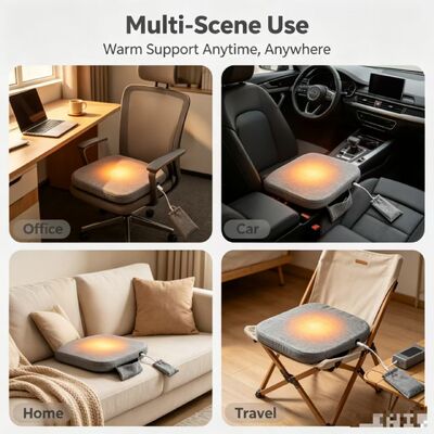 3cm thick lightweight graphene heating cushion 3-speed USB heating pad, suitable for different household and office chairs