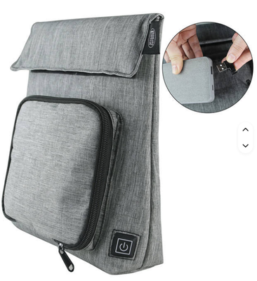 Solución de calefacción de alimentos en movimiento con calefacción de comida USB impermeable, extraíble para cargar y completamente lavable, a prueba de fugas de 3 niveles 50-59 °C Calor para viajes, escuela y picnic al aire libre