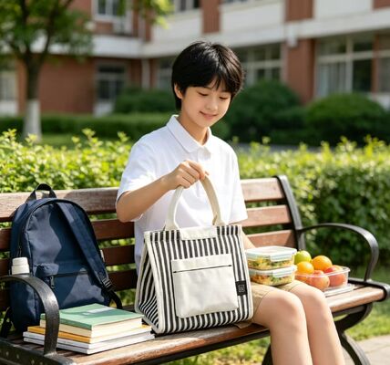 5V USB Powered Heated Lunch Bag — No Wall Socket Needed, 3 Adjustable Temperatures, Lightweight Thermal Food Warmer for Outdoor & Travel