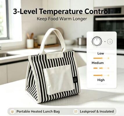 The Ultimate Portable Food Warmer for Road Trips, Camping & Office — USB Powered Heated Lunch Bag with Rapid Heating Technology