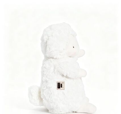 Cute Warm Sheep Portable Rechargeable Hand Warmer,3 Heat Settings 40‑60℃,6‑8 Hours Working Time,USB Power Bank Support for On‑the‑Go Use,Compact 9*15*18cm Polyester Winter Pocket Heater