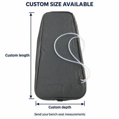 Cubierta de asiento de carrito de golf de doble modo de 24V, enfriamiento por agua y calefacción por grafeno, cubierta de asiento de banco impermeable con correas de correa y caja de enfriamiento externa, logotipo de color y embalaje de tamaño personalizado