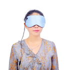 Energía de entrada calentada eléctrica material de seda de la máscara de ojo USB 5V para el OEM del ODM del sueño